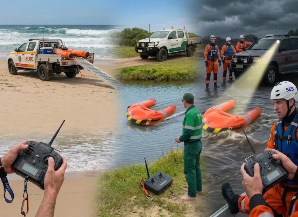 How The H3 Ark Remote-control Rescue Buoy Works